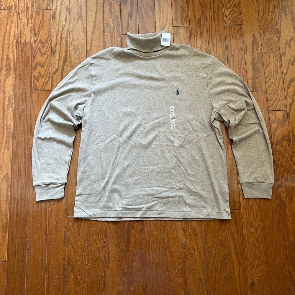 Brand New Polo Ralph Lauren Turtleneck Sweater Dark Camel